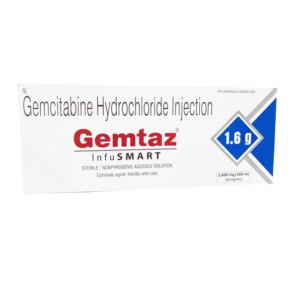 GEMTAZ INFUSMART 1.6G VIAL