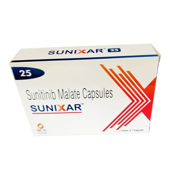 SUNIXAR 25MG (7'S STRIP) CAP